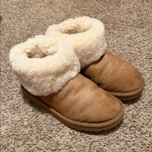 UGG Cozy Tan Ankle Boots